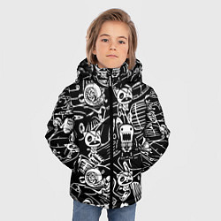Куртка зимняя для мальчика JDM Pattern, цвет: 3D-черный — фото 2