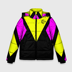 Куртка зимняя для мальчика FIRM прямиком из восьмидесятых, цвет: 3D-черный