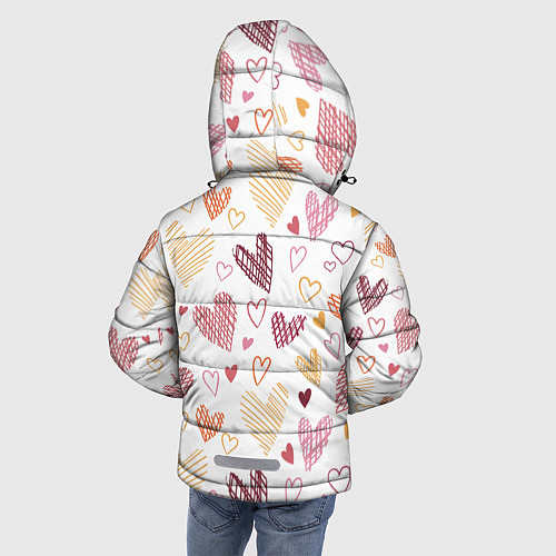 Зимняя куртка для мальчика Hearts world / 3D-Черный – фото 4