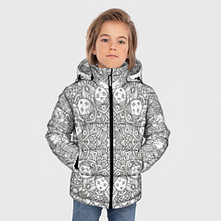 Куртка зимняя для мальчика Хоровод, цвет: 3D-черный — фото 2