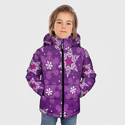 Куртка зимняя для мальчика Violet snow, цвет: 3D-светло-серый — фото 2