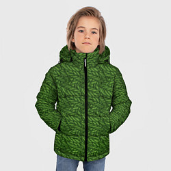 Куртка зимняя для мальчика Милитари перо, цвет: 3D-светло-серый — фото 2