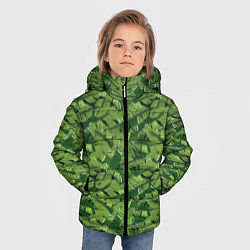Куртка зимняя для мальчика Милитари перо двухцветное, цвет: 3D-светло-серый — фото 2