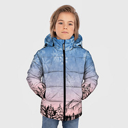 Куртка зимняя для мальчика Зимнее настроение, цвет: 3D-черный — фото 2