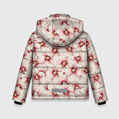 Зимняя куртка для мальчика Нежность цветов / 3D-Красный – фото 2