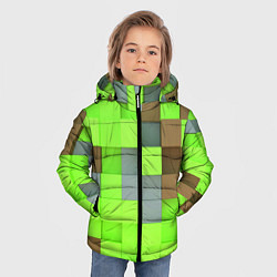 Куртка зимняя для мальчика Никита майнкрафт, цвет: 3D-черный — фото 2