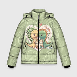 Зимняя куртка для мальчика Мистер Влюбленный динозавр