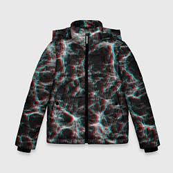 Куртка зимняя для мальчика Сеть нейронов, цвет: 3D-светло-серый