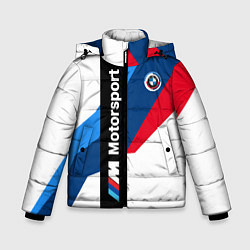 Куртка зимняя для мальчика Bmw - мотоспорт, цвет: 3D-красный