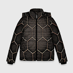 Куртка зимняя для мальчика Metalic carbon, цвет: 3D-черный