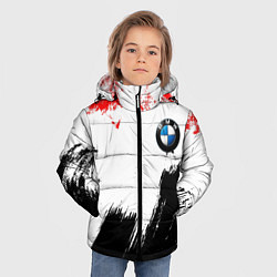 Куртка зимняя для мальчика BMW art, цвет: 3D-светло-серый — фото 2