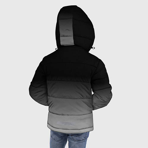 Зимняя куртка для мальчика От черного к белому / 3D-Светло-серый – фото 4