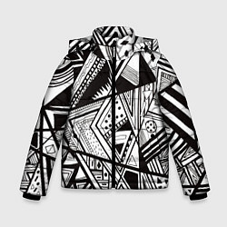 Зимняя куртка для мальчика Геометрический орнамент