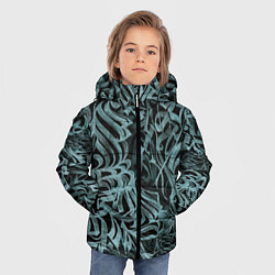 Куртка зимняя для мальчика Каллиграфический, цвет: 3D-светло-серый — фото 2