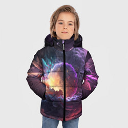 Куртка зимняя для мальчика Sverhnova, цвет: 3D-светло-серый — фото 2