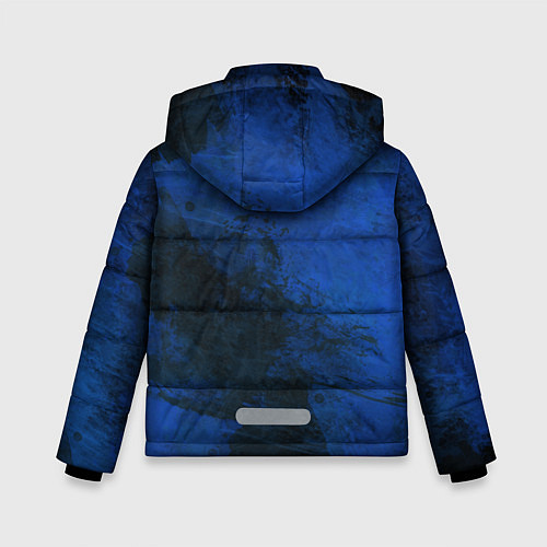 Зимняя куртка для мальчика Синий дым / 3D-Красный – фото 2