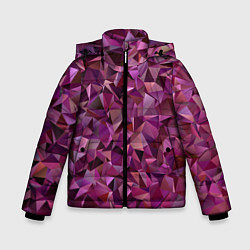 Куртка зимняя для мальчика Весенний оригами, цвет: 3D-красный