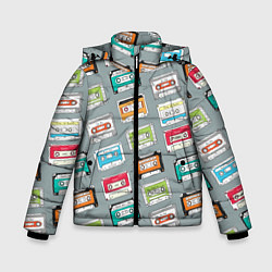 Куртка зимняя для мальчика Родом из 90х, цвет: 3D-светло-серый
