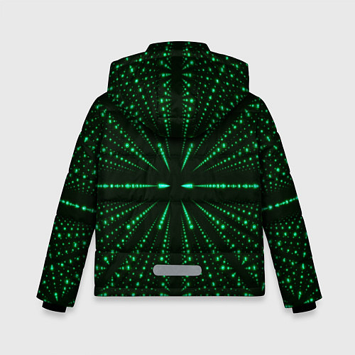 Зимняя куртка для мальчика Цифровое пространство / 3D-Светло-серый – фото 2