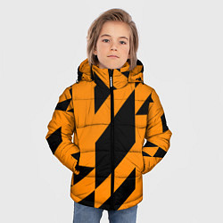 Куртка зимняя для мальчика Абстракция abstractart, цвет: 3D-светло-серый — фото 2