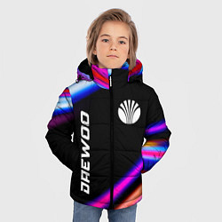 Куртка зимняя для мальчика Daewoo speed lights, цвет: 3D-черный — фото 2