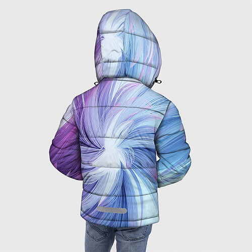 Зимняя куртка для мальчика Вихрь красок / 3D-Светло-серый – фото 4
