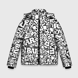 Куртка зимняя для мальчика Baracota Stickers, цвет: 3D-черный