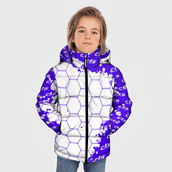 Куртка зимняя для мальчика Counter Strike 2 Pattern, цвет: 3D-светло-серый — фото 2
