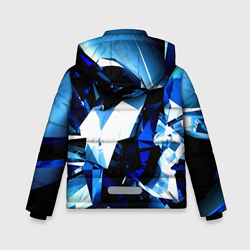 Зимняя куртка для мальчика Crystal blue form / 3D-Красный – фото 2