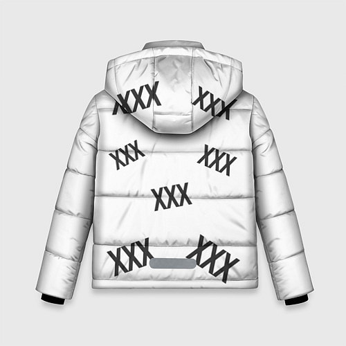 Зимняя куртка для мальчика Разброс Иксов / 3D-Красный – фото 2