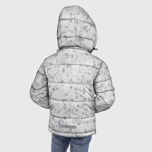 Зимняя куртка для мальчика Угрюмый настрой / 3D-Светло-серый – фото 4