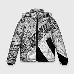 Куртка зимняя для мальчика Creativity, цвет: 3D-черный