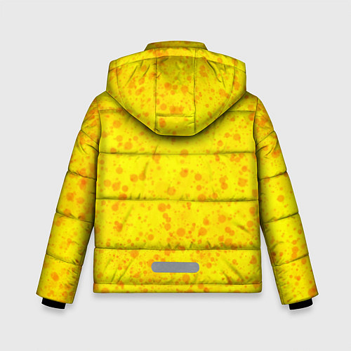 Зимняя куртка для мальчика Поверхность солнца / 3D-Красный – фото 2