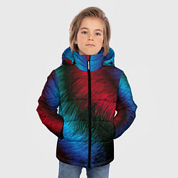 Куртка зимняя для мальчика Буря красок, цвет: 3D-красный — фото 2