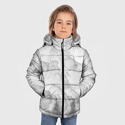 Куртка зимняя для мальчика Пористые облака, цвет: 3D-черный — фото 2