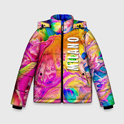 Куртка зимняя для мальчика Abstract colorful composition - Milano, цвет: 3D-красный
