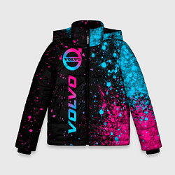 Зимняя куртка для мальчика Volvo - neon gradient: по-вертикали