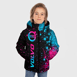 Куртка зимняя для мальчика Volvo - neon gradient: по-вертикали, цвет: 3D-черный — фото 2