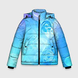Куртка зимняя для мальчика Ё-Моё интернет эксплорер, цвет: 3D-красный