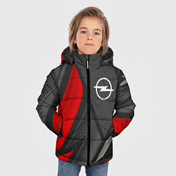 Куртка зимняя для мальчика Opel sports racing, цвет: 3D-черный — фото 2