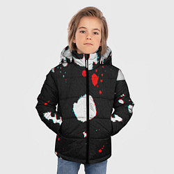 Куртка зимняя для мальчика Темный Скелет, цвет: 3D-черный — фото 2