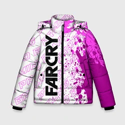 Куртка зимняя для мальчика Far Cry pro gaming: по-вертикали, цвет: 3D-черный