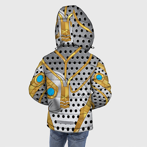 Зимняя куртка для мальчика Garrus Mass Effect / 3D-Светло-серый – фото 4