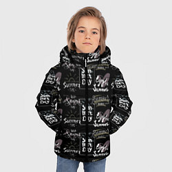 Куртка зимняя для мальчика Hello summer time, цвет: 3D-светло-серый — фото 2