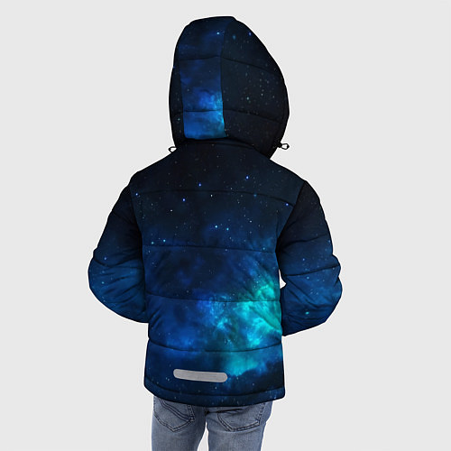 Зимняя куртка для мальчика Киберпанк Волк / 3D-Светло-серый – фото 4