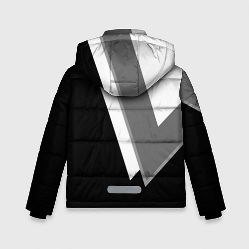 Зимняя куртка для мальчика Бмв - классический черный / 3D-Красный – фото 2
