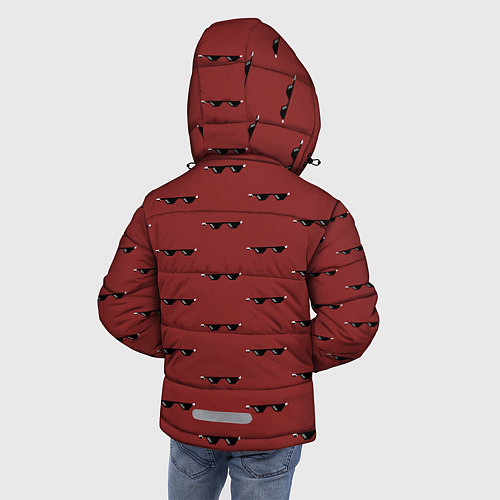 Зимняя куртка для мальчика Вот Это Да Красный / 3D-Светло-серый – фото 4