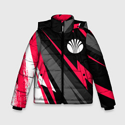 Куртка зимняя для мальчика Daewoo fast lines, цвет: 3D-черный