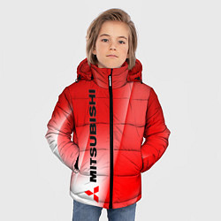 Куртка зимняя для мальчика Mitsubishi sign, цвет: 3D-красный — фото 2