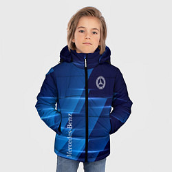 Куртка зимняя для мальчика Mercedes Benz sign, цвет: 3D-светло-серый — фото 2